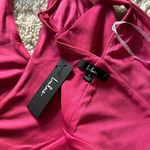 NWT Hot Pink Lulus Jumpsuit - Picture 5 of 6